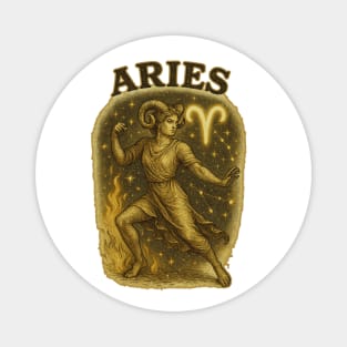 Aries Star Sign of the Zodiac Magnet